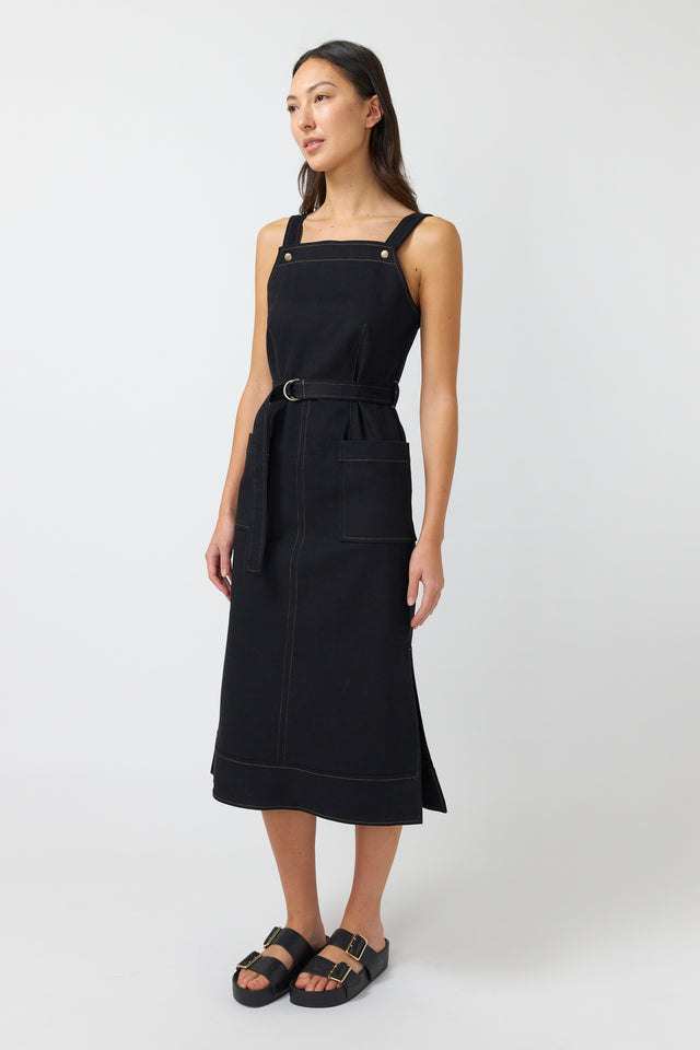 SYLVESTER UTILITY DRESS SS24-BLACK