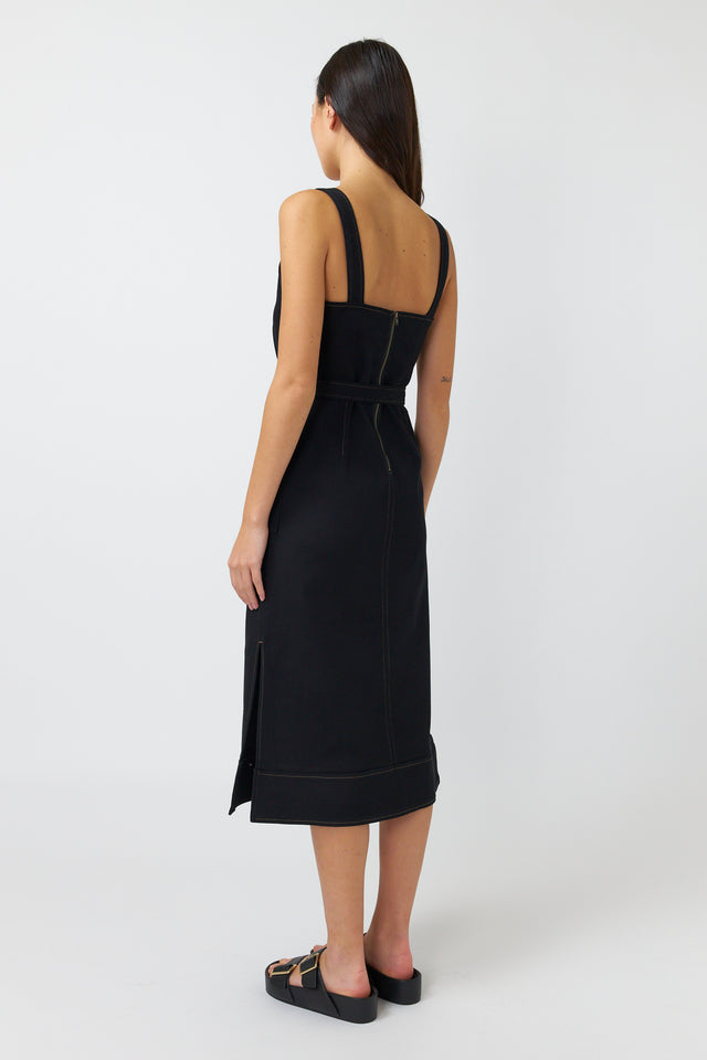 SYLVESTER UTILITY DRESS SS24-BLACK