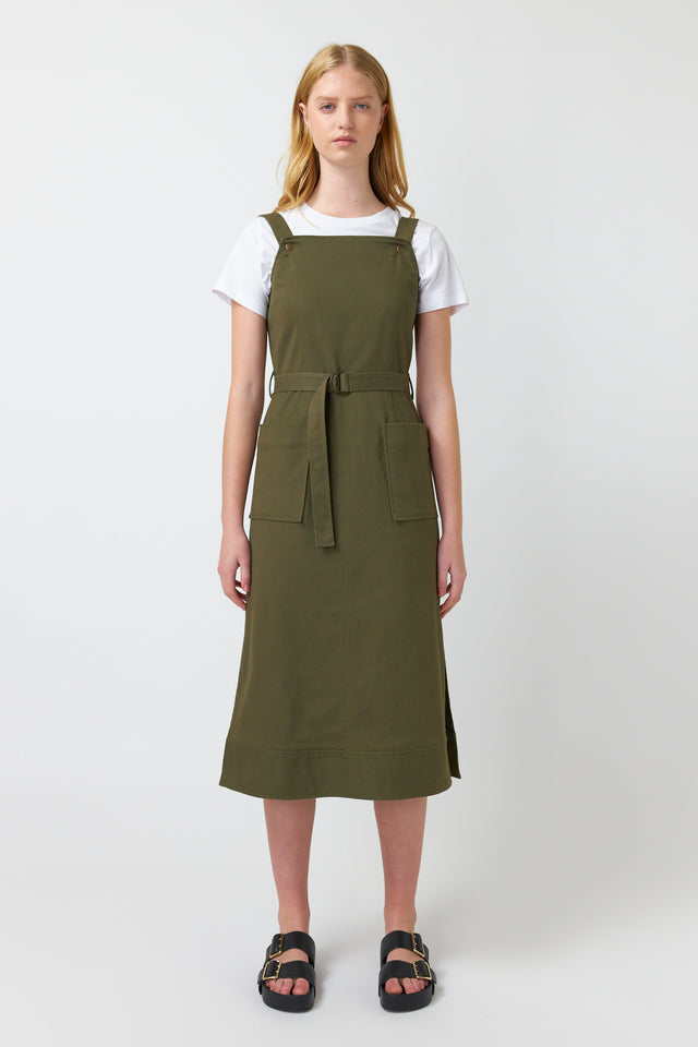 SYLVESTER UTILITY DRESS SS24-OLIVE