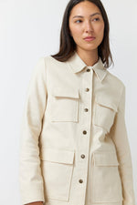 SYLVESTER UTILITY JACKET-CHALK