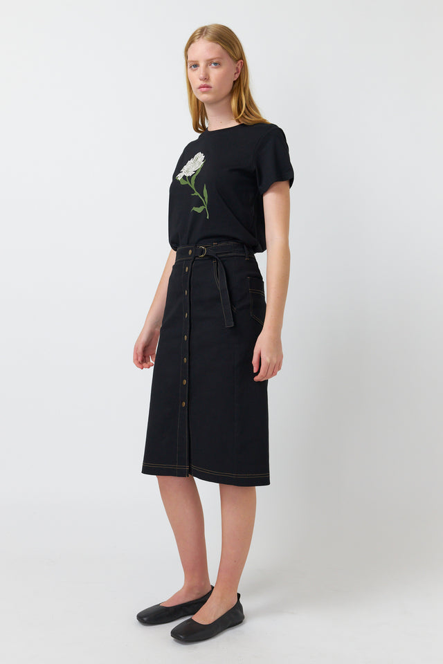 SYLVESTER UTILITY SKIRT-BLACK