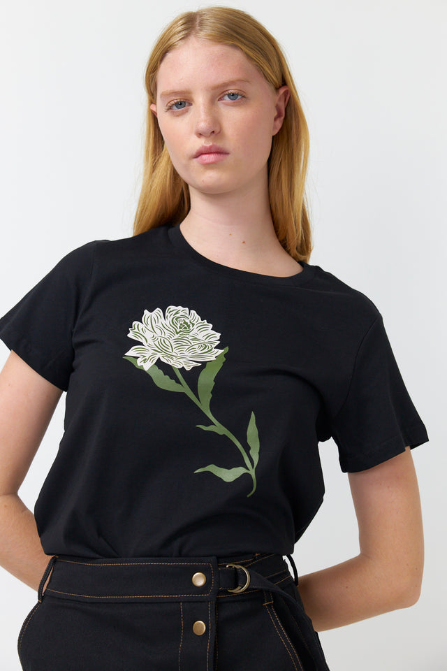 SYLVESTER DESERT ROSE T-SHIRT-BLACK