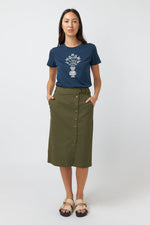 SYLVESTER UTILITY SKIRT SS24-OLIVE