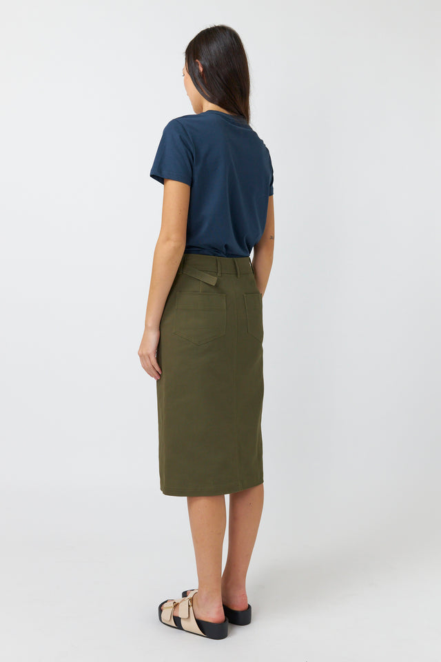 SYLVESTER UTILITY SKIRT SS24-OLIVE