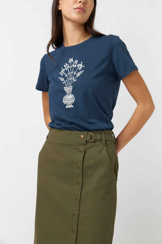 SYLVESTER UTILITY SKIRT SS24-OLIVE