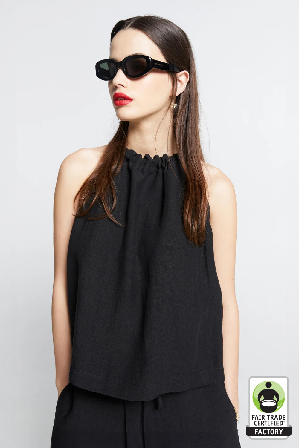 KAREN WALKER WARDIAN BOW BACK TOP