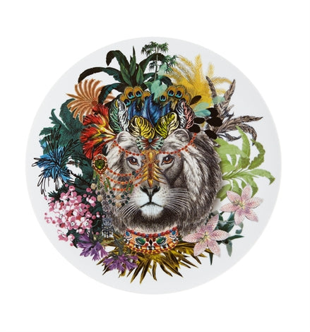 CHRISTIAN LACROIX CHARGER PLATE JUNGLE KING