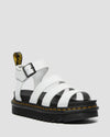 DR MARTENS BLAIRE 3 STRAP  WHITE SANDAL