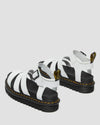 DR MARTENS BLAIRE 3 STRAP  WHITE SANDAL