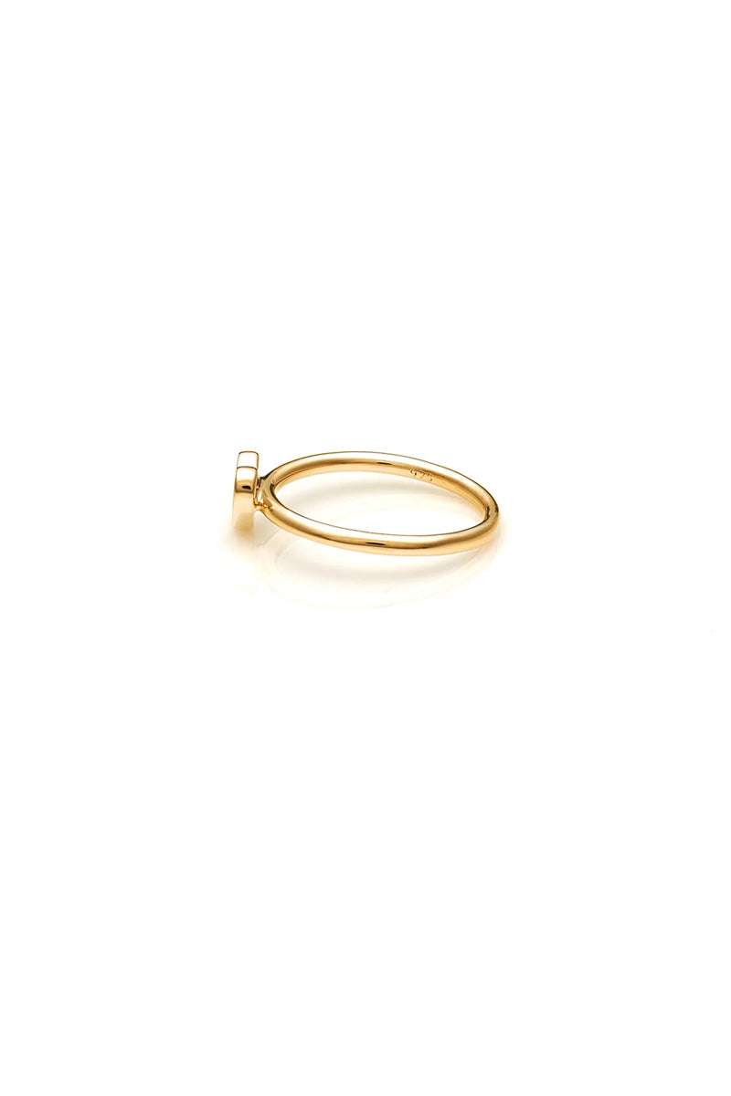 STOLEN BABY HEART GOLD RING