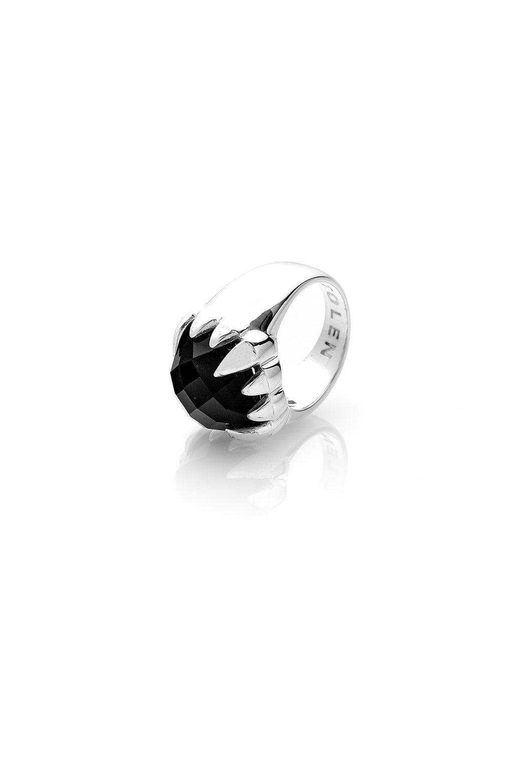 STOLEN CLAW RING ONYX-NEW SIZE