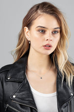 STOLEN HEART NECKLACE-SILVER