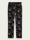 MAISON HIGH RISE TAPERED JACQUARD TROUSER
