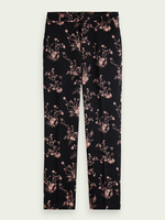 MAISON HIGH RISE TAPERED JACQUARD TROUSER