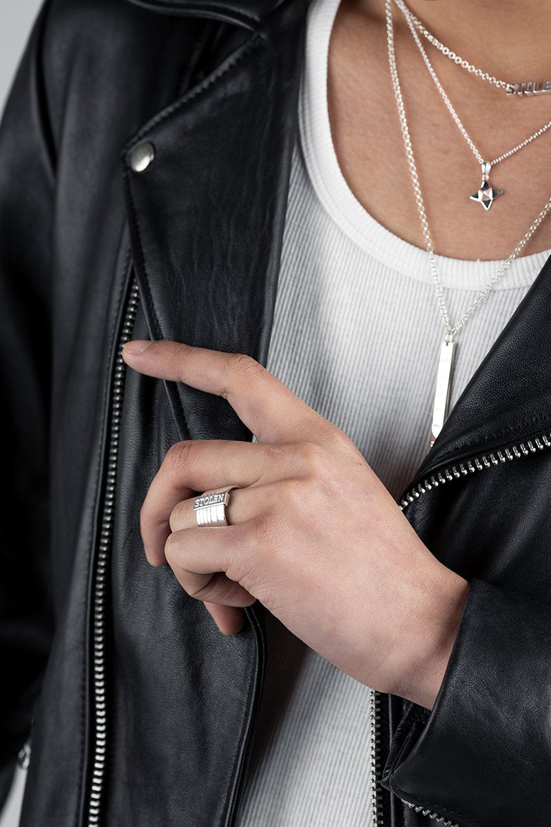 STOLEN SIX PIECE BAND RING-NS