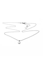 STOLEN HEART NECKLACE-SILVER